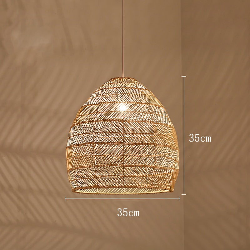 Chinese Style Handmake Rattan Lamps